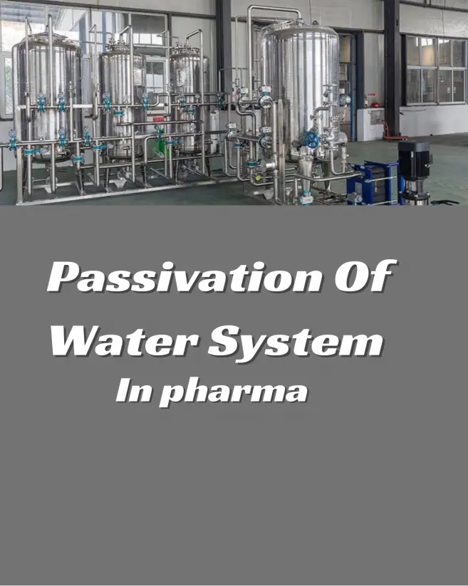 Passivation of water system